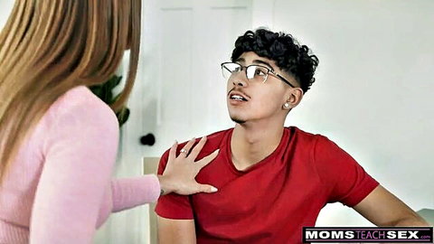 Skylar Snow seduces young stud in Moms Teach Sex MILF scene