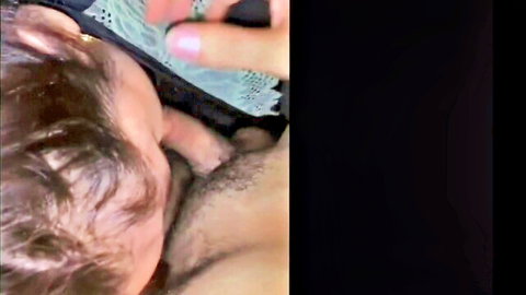 Desi wife sucking neighbor's cock in homemade hotwife blowjob