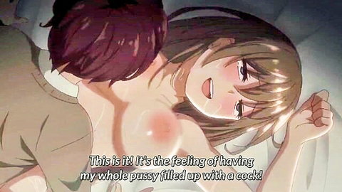 Japanese woman moaning in pleasure as pussy filled with huge cock