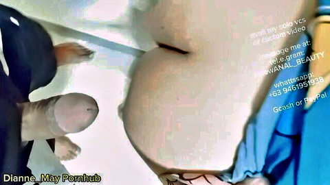 Big pale ass cheeks spread wide with thick cock teasing tight anal hole