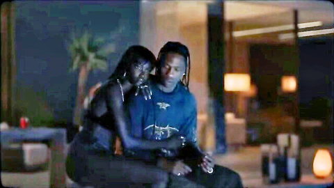 Anok Yai intimate cuddle with partner in hot music video