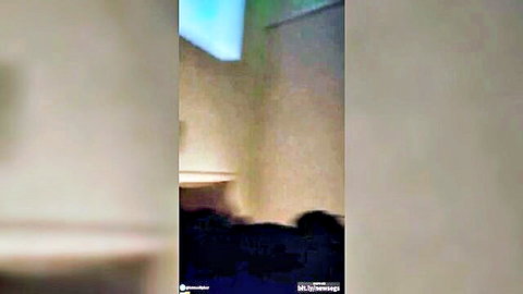 Blurry Pinay woman lying on bathroom floor in amateur compilation