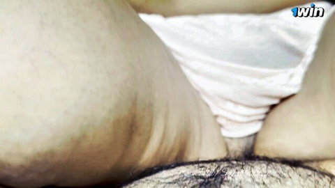 SaniAndLove expose pussy in white panties during steamy sari tease