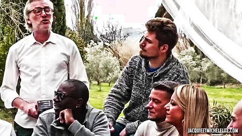 Elisa Calvi with BBC Joss Lescaf and studs in outdoor group