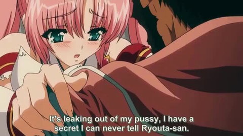 Pink-haired JAV idol blushes holding leaking pussy creampie secret