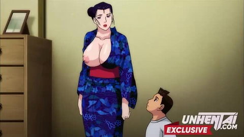 girl_next_door19 as caring mum breastfeeding stepson in kimono