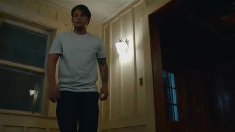 Christine Bermas in tight white tee and dark pants, sexy Filipina tease