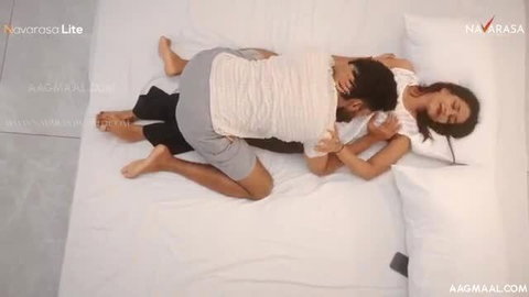 Navarasa hot couple missionary sex on bed in Junior S01E02