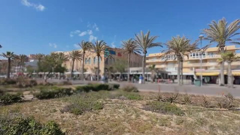 Hermione Potter at outdoor location in El Arenal Mallorca