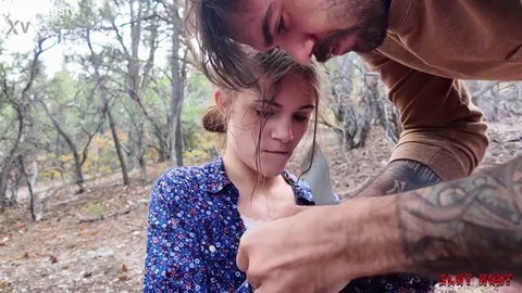 Juniper Ren in outdoor hardcore sex scene from Wrecked Slut Hunt