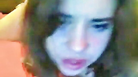 Emma Wilde French teen ingenue close-up in early homemade video