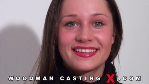Meggy smiling closeup, Woodman Casting X adult casting interview